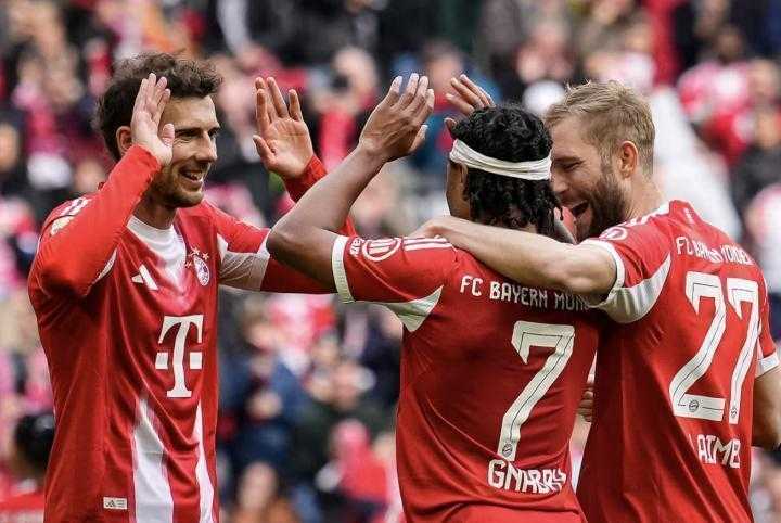  拜仁火力全开碾压对手；格纳布里迎来爆发时刻，赛后直言蓄势已久。 体育新闻 拜仁火力全开碾压对手；格纳布里迎来爆发时刻，赛后直言蓄势已久。 体育新闻