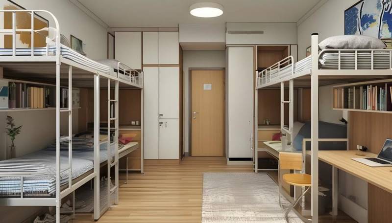  高校宿舍迎来新变化；多地推进逐步消除8人间；新建标准倾向本科4人间。 教育招生
